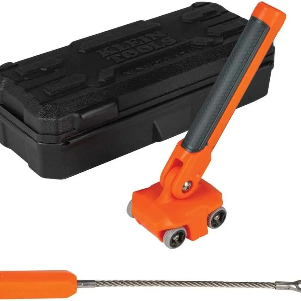 

50611 Magnetic Wire Puller, Fishes and Pulls Wire Cable Behind Walls or Tight Spaces, Stainless-Steel Leader, Rare Earth Magnet