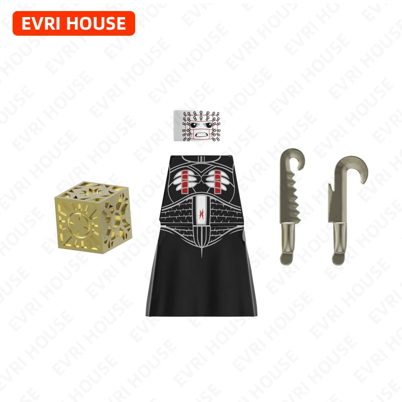 فيلم رعب Hellraiser دمى بنة صغيرة شخصيات الحركة الطوب ملحقات لعب للأطفال FT20-23