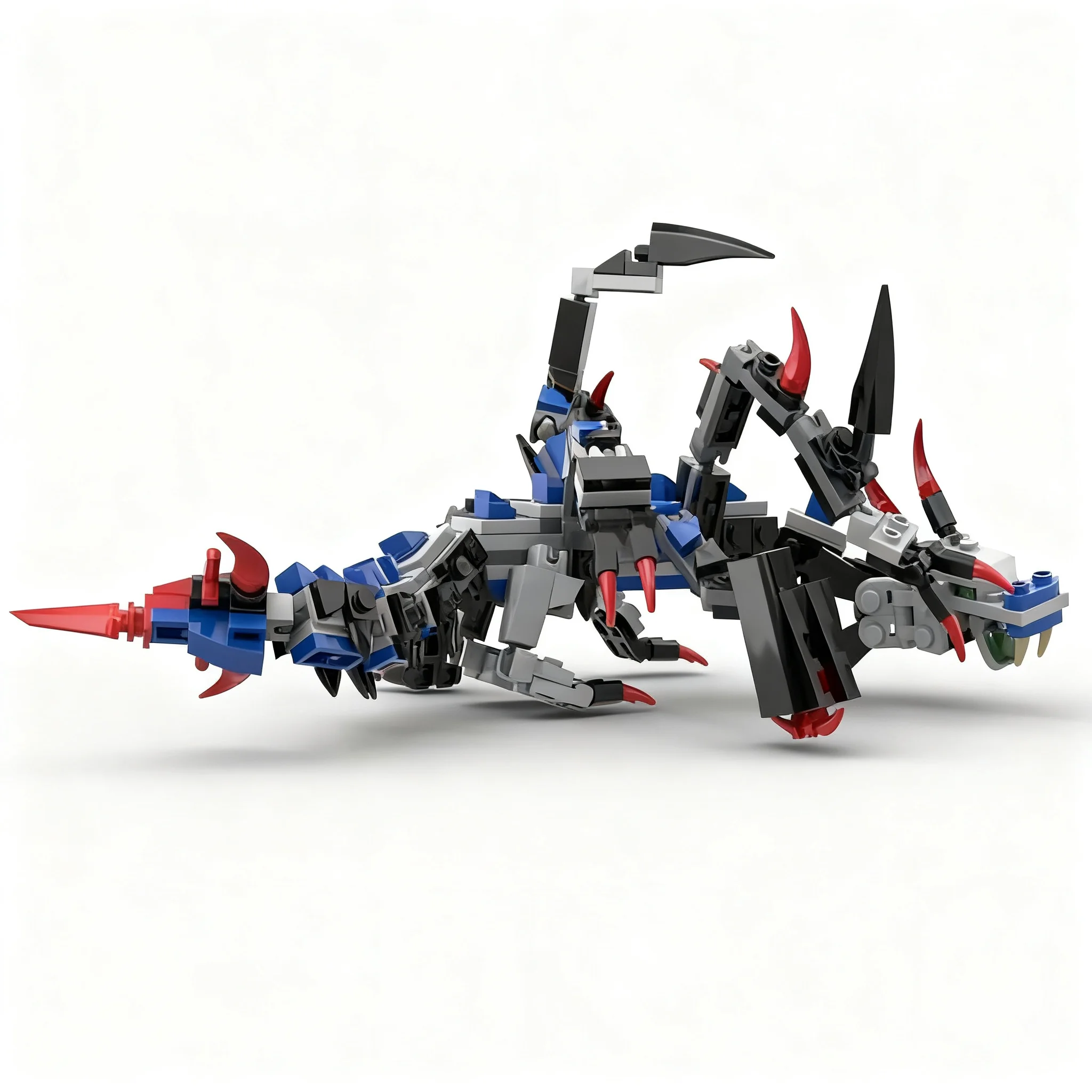 290pcs MOC Galvaxor The Draconic Conqueror Creator Creator 3-in-1 Model Building Blocks Construction Toy Christmas Gift Brick