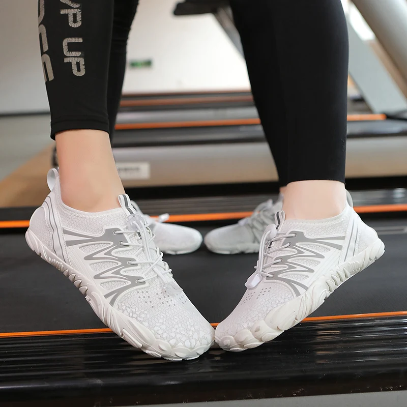 

Женская обувь для водных видов спорта Barefoot, пляжная обувь унисекс, летние легкие быстросохнущие уличные прогулочные кроссовки вверх по течению