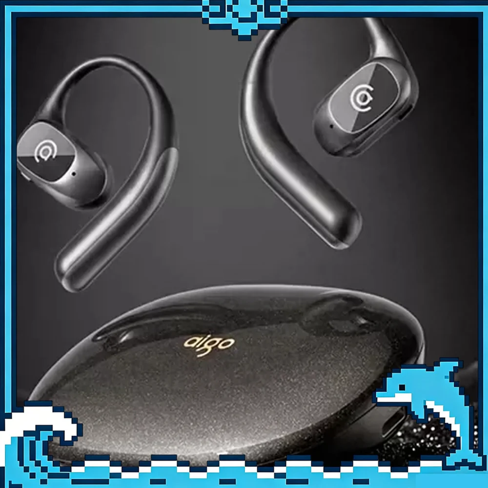 AIGO GS20 Open-Ear Bone Conduction Bluetooth Headphones Dust and Water Resistant for Sports Calls For Gifts