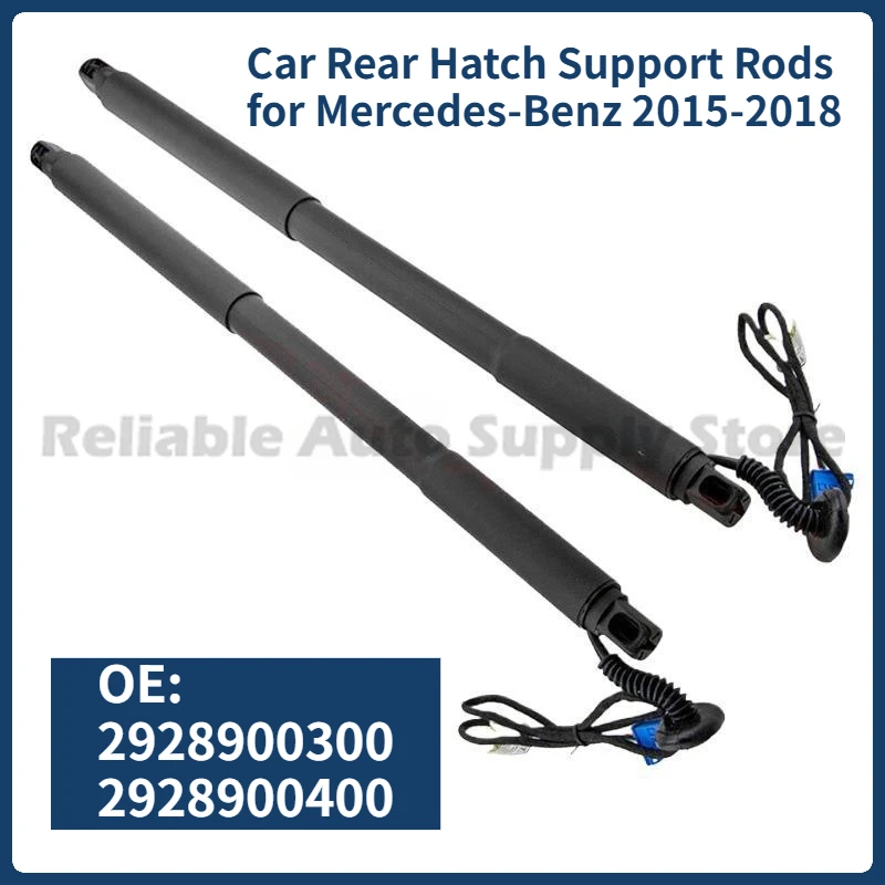 

1 Pair(2pcs) of Car Rear Hatch Support Rods 2928900300 2928900400 Car Trunk Electric Tailgate Strut for Mercedes-Benz 2015-2018