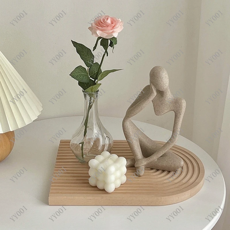 

ins style niche abstract figure thinker art ornament living room home decoration creative modern simple jewelry