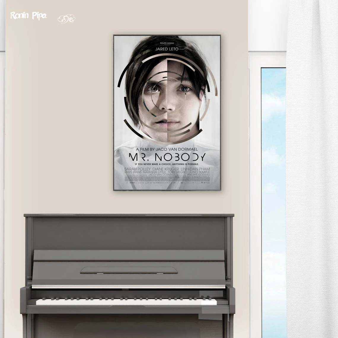 السيد لا أحد الفيلم الكلاسيكي المشارك الفن طباعة حائط لوح رسم صور غرفة المعيشة ديكور المنزل (بدون إطار)