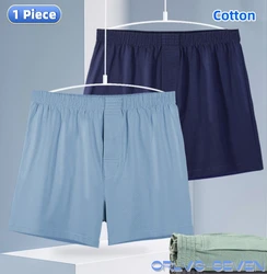 Mens Middle Waist Underwear Boxer Briefs Solid Underpants Panties Home Shorts Breathable Flat Boxers Absorption Knickers