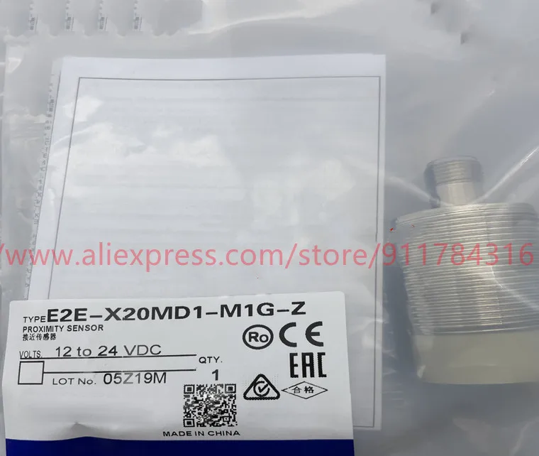 

2pcs New High quality Proximity switch E2E-X20MD1-M1GJ-Z E2E-X20MD2-M1G-Z E2E-X20MD1-M1G-Z