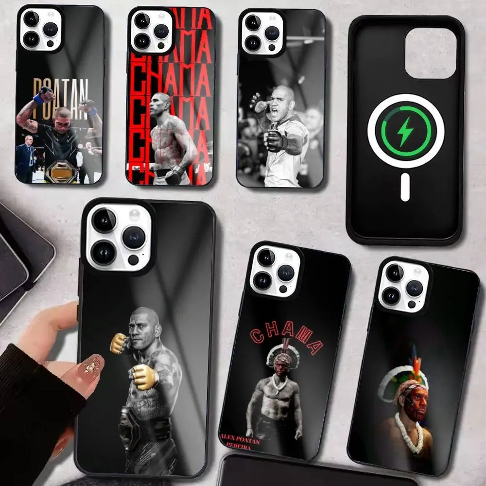 

F-Fighting P-Pereira Alex Phone Case For IPhone17 16 15 14 13 12 11 Plus Pro Max Plus Wireless Charger Cover Funda