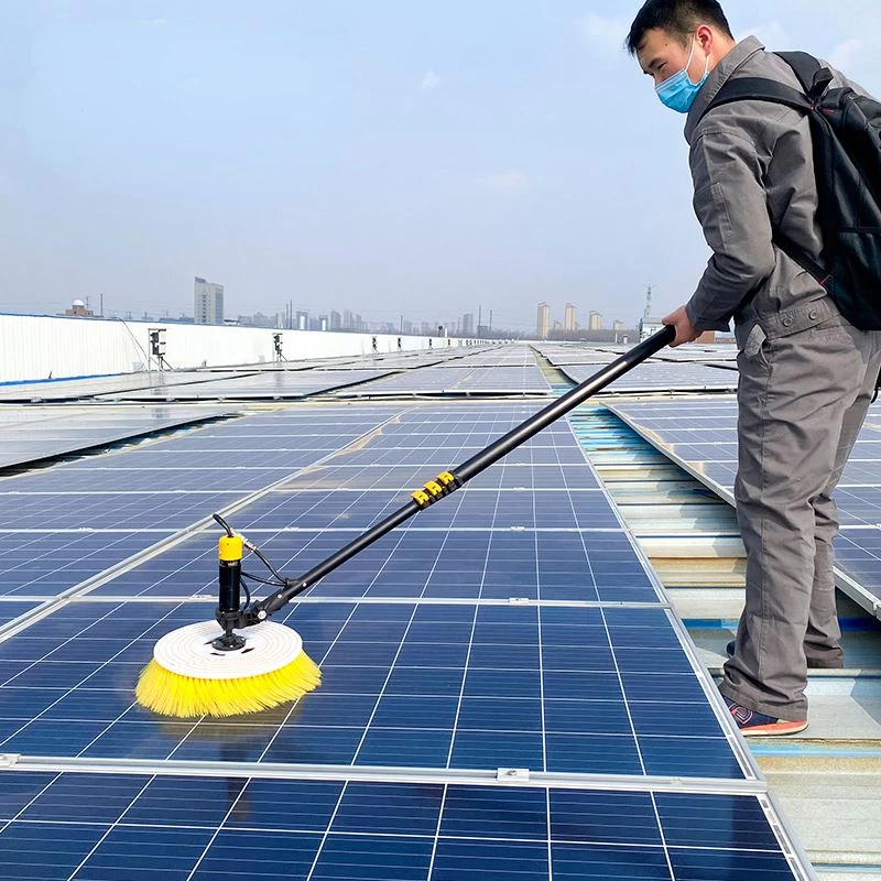 solar panel cleaning rotating brush pv dedicated solar panel cleaning solutions solar module cleaning