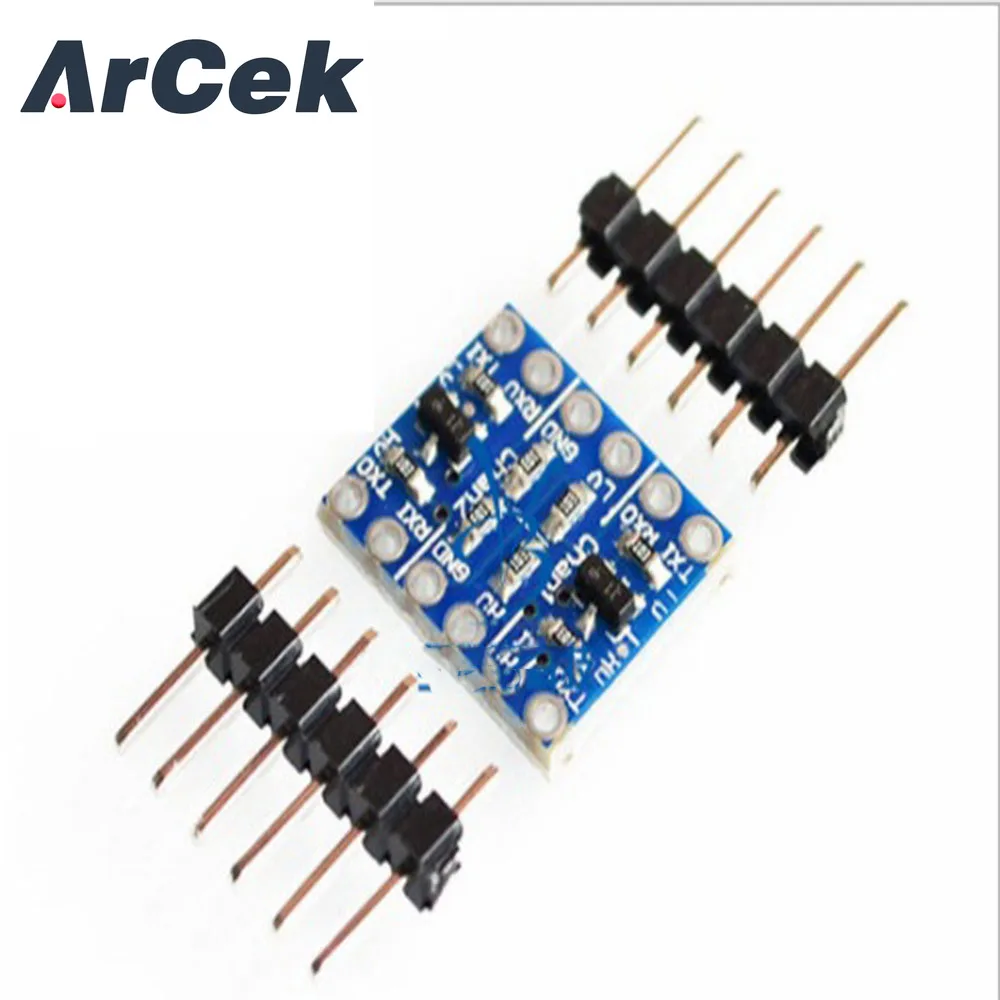 1 Stuks 2 Kanaals Iic I2c Logic Level Converter Bi-Directionele Module 5V Tot 3.3V Voor Arduino