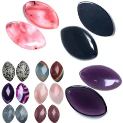 Natural Botswana agate opal crystal quartz Labradorite Horse Eye Pendant Necklace ear pendants For DIY Jewelry Making 20-45mm