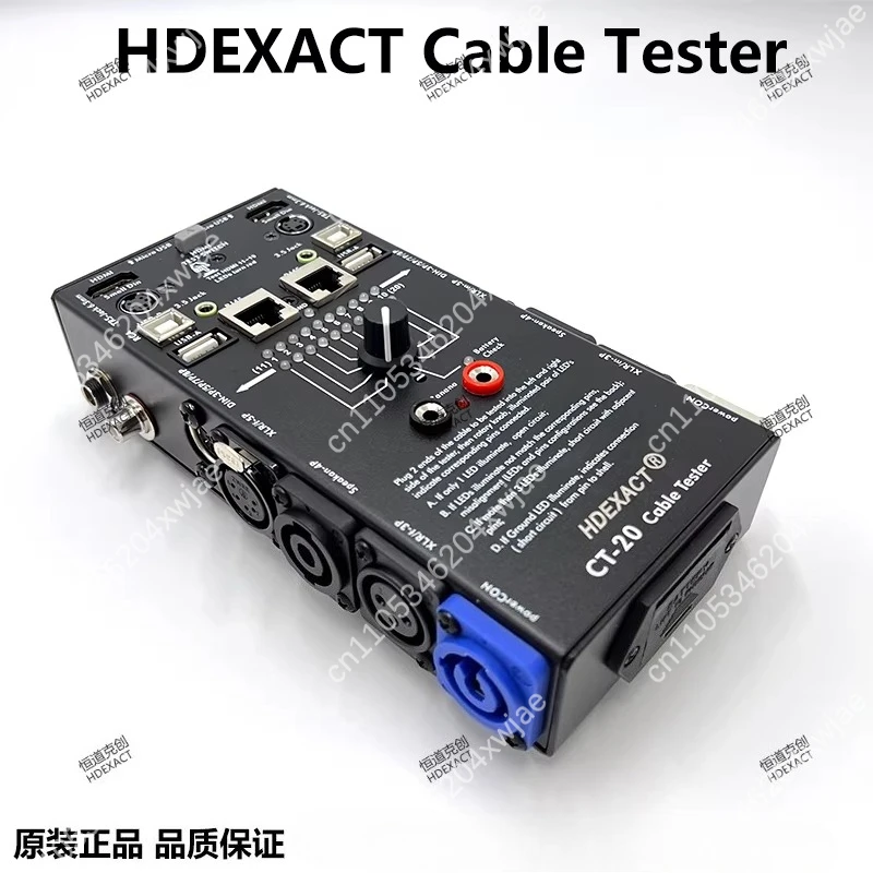 Professional Cable Tester CT20 for Audio Signal HDMI Wire and Continuity Testing