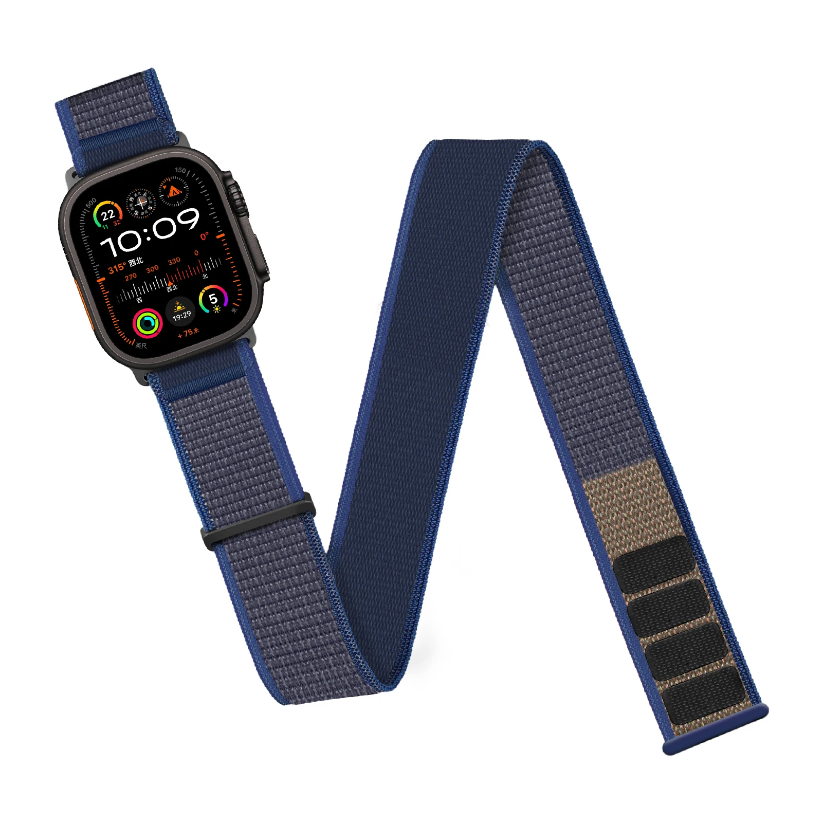 Trail Loop für Apple Watch Ultra 2 Band 49 mm 44 mm 46 mm 45 mm 40 mm 42 mm Nylonarmband/Knöchelarmband iWatch Serie 10 9 8 Se-Armband