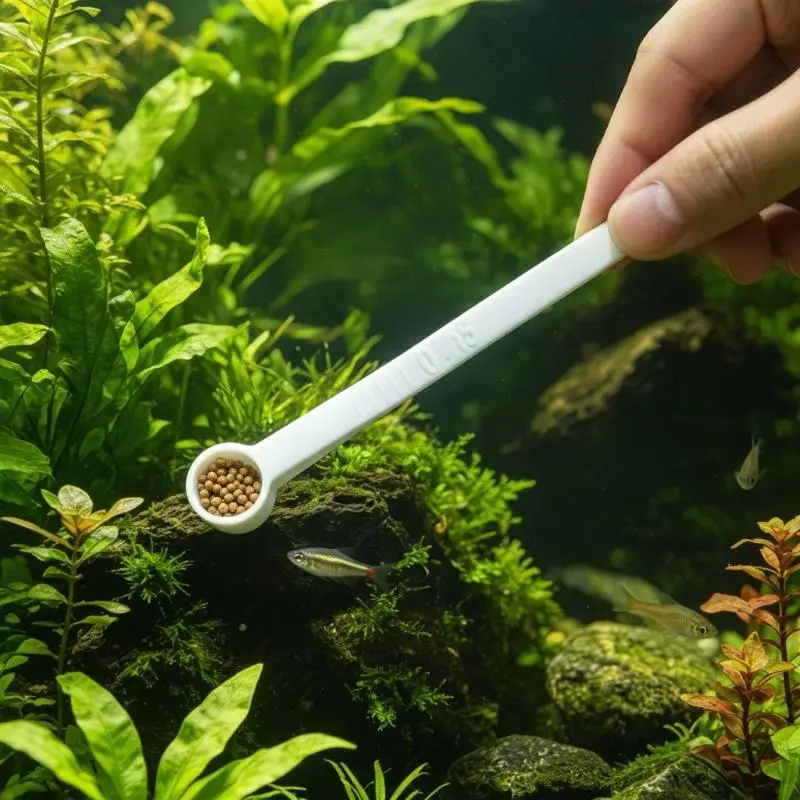 3pcs Multi-size Aquarium Fish Feeding Spoon With Accurate Portion Control Perfect For Home Fish Tank Aquarium Hobbyists