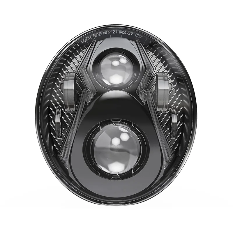 

DOT Approved Motorcycle Headlights High/Low Beam White DRL Halo LED Headlight for Harley Davidson Breakout 107 114