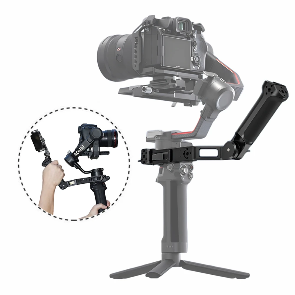 Sling Handgrip Gimbal Sling Handle for DJI RS5/4/3/2/Pro/Mini Stabilizer, 13.2lb Max Load, Ergonomic Grip for Low Angle Shooting