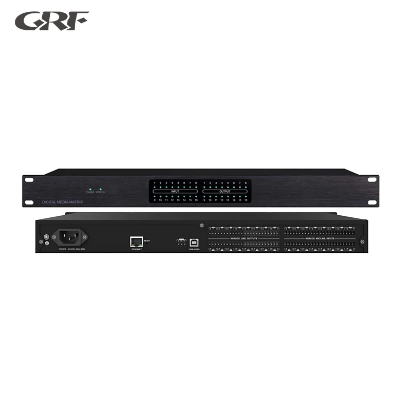 

USB-звуковая карта ADI SHARC DSP, 8-канальный цифровой аудиопроцессор с 8 индикаторами сигнала