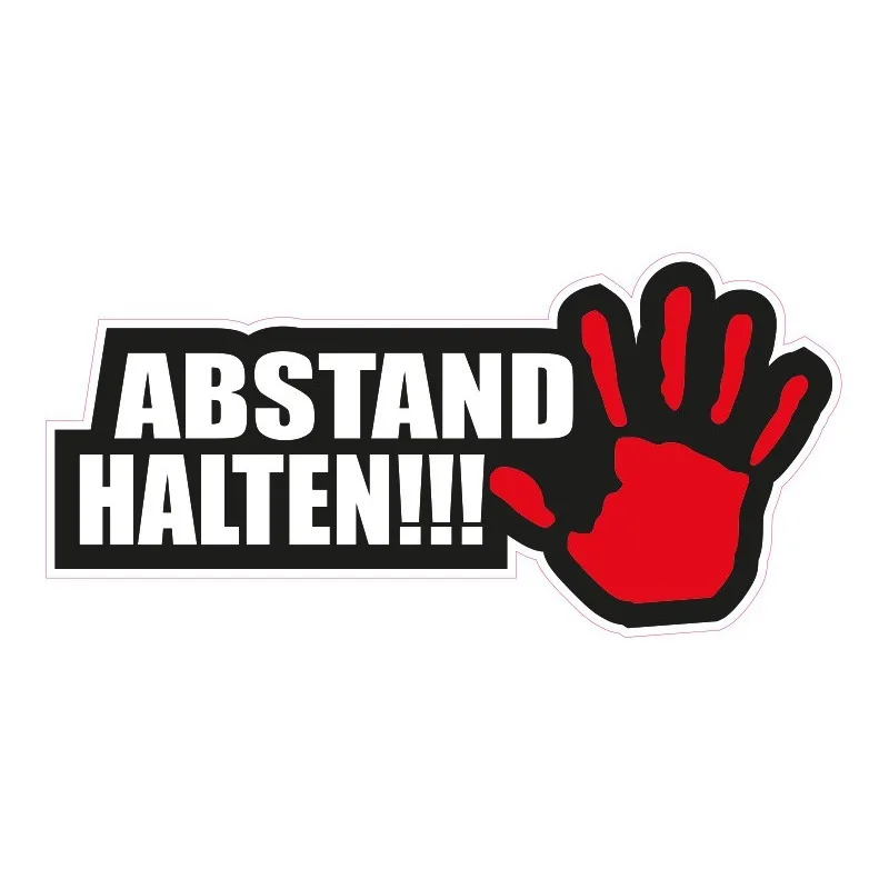 

Stop Distance Keep Drive On Sticker Car Sticker Decal OEM JDM-