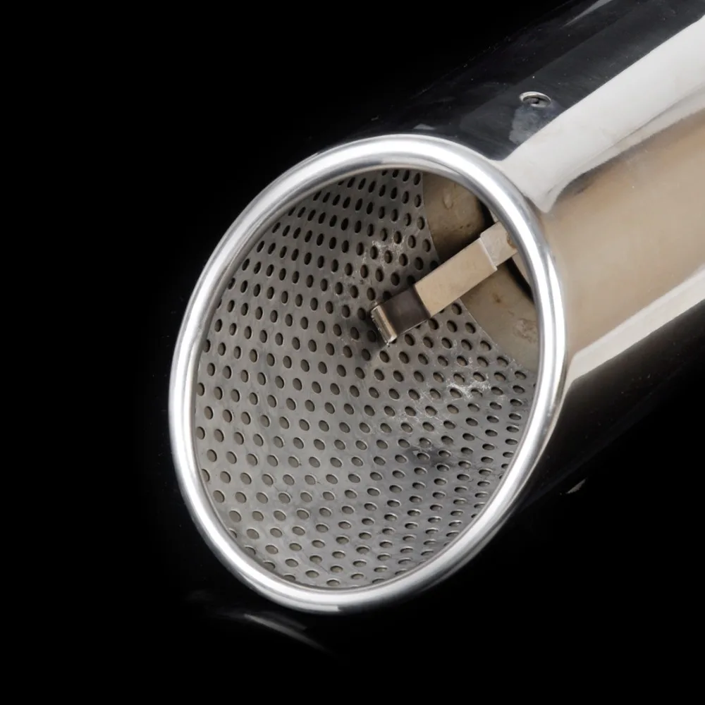 2X STAINLESS STEEL FINISHER END EXHAUST TAIL REAR MUFFLER TIP PIPE TAILPIPE For AUDI Q7 2006 -2008 2009 2010 2011 2012 2013