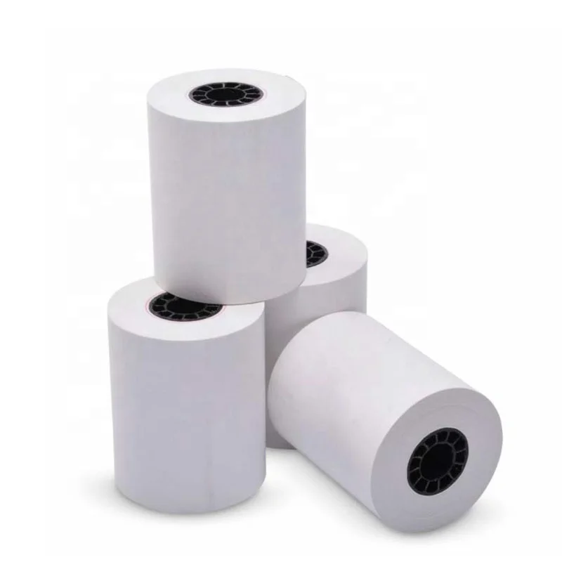 Long Image Life Cash Register Paper Thermal Paper Rolls Receipt Till Roll 100% Wood Pulp Cardboard Core Single from China