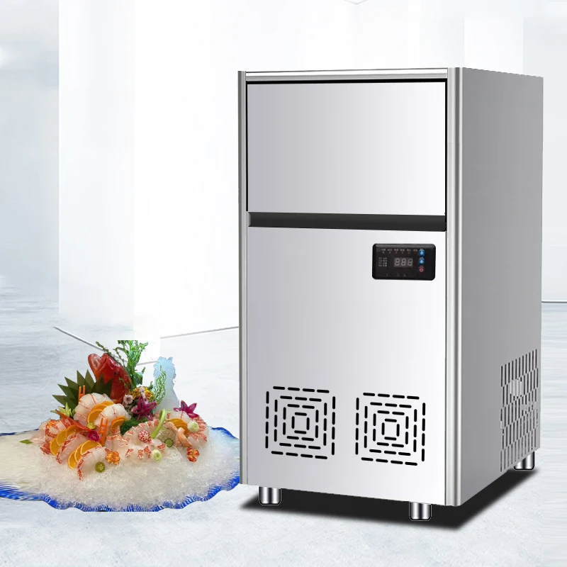 

150KG Free Standing Crushed Snow Granular Ice Making Machines for Ice Cream and Shop