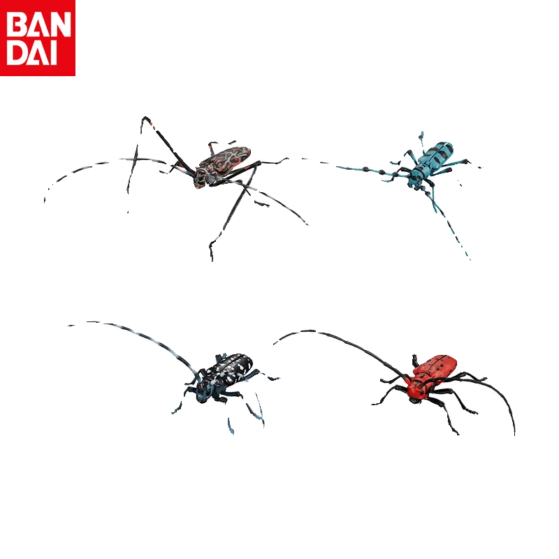 

Bandai Original Gashapon Creature Large Illustrated Book Longhorn Movable Simulated Insect Model Ornament Pet Holiday Gift