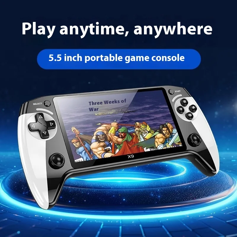 New X9 handheld game machine 5.5-inch big screen arcade 8 simulators portable handheld retro GBA