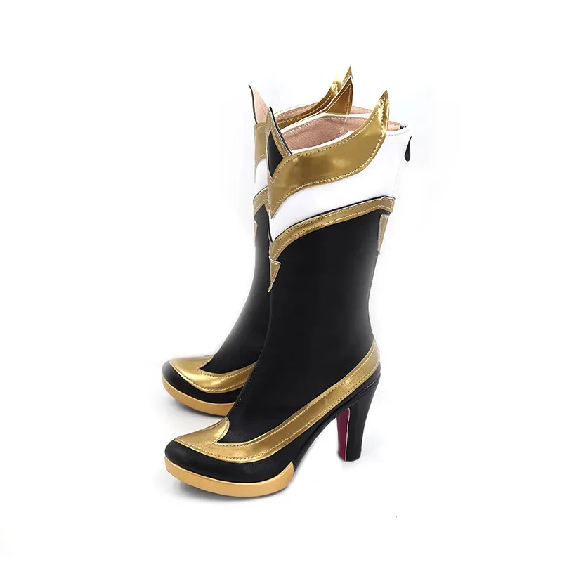 Nuevo juego Anime LOL zapatos Ahri Cosplay botas zapatos accesorios fiesta de Halloween juego de rol