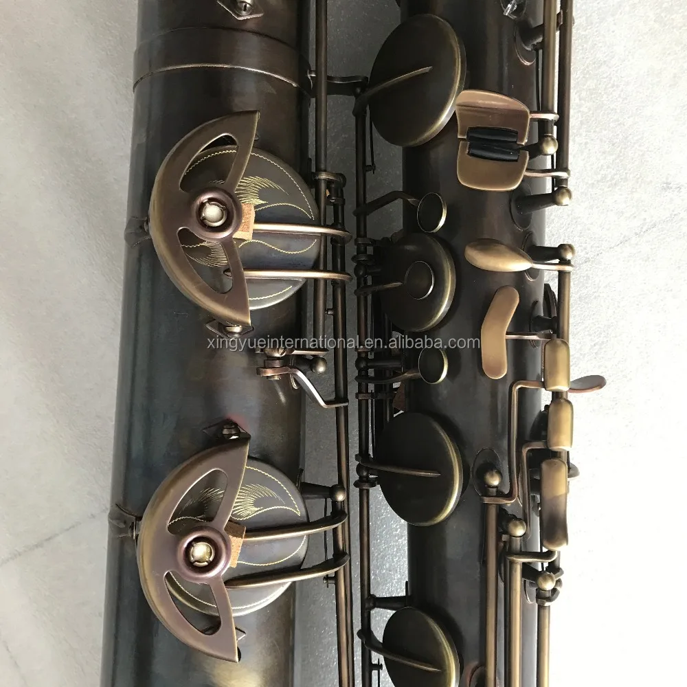 H80 Brass Material Beautiful Engraving Vintage Saxophone Baritone