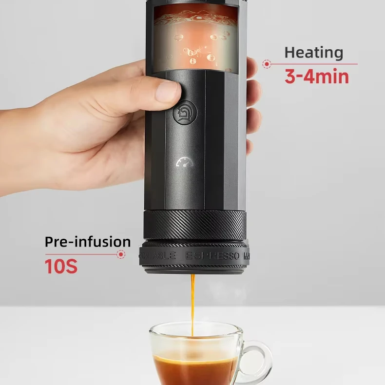2026unique ZeroHero Heropresso Pro Portable Espresso Coffee Machine 20Bar USB Power Source Plastic for Car Home Hotel Outdoor RV