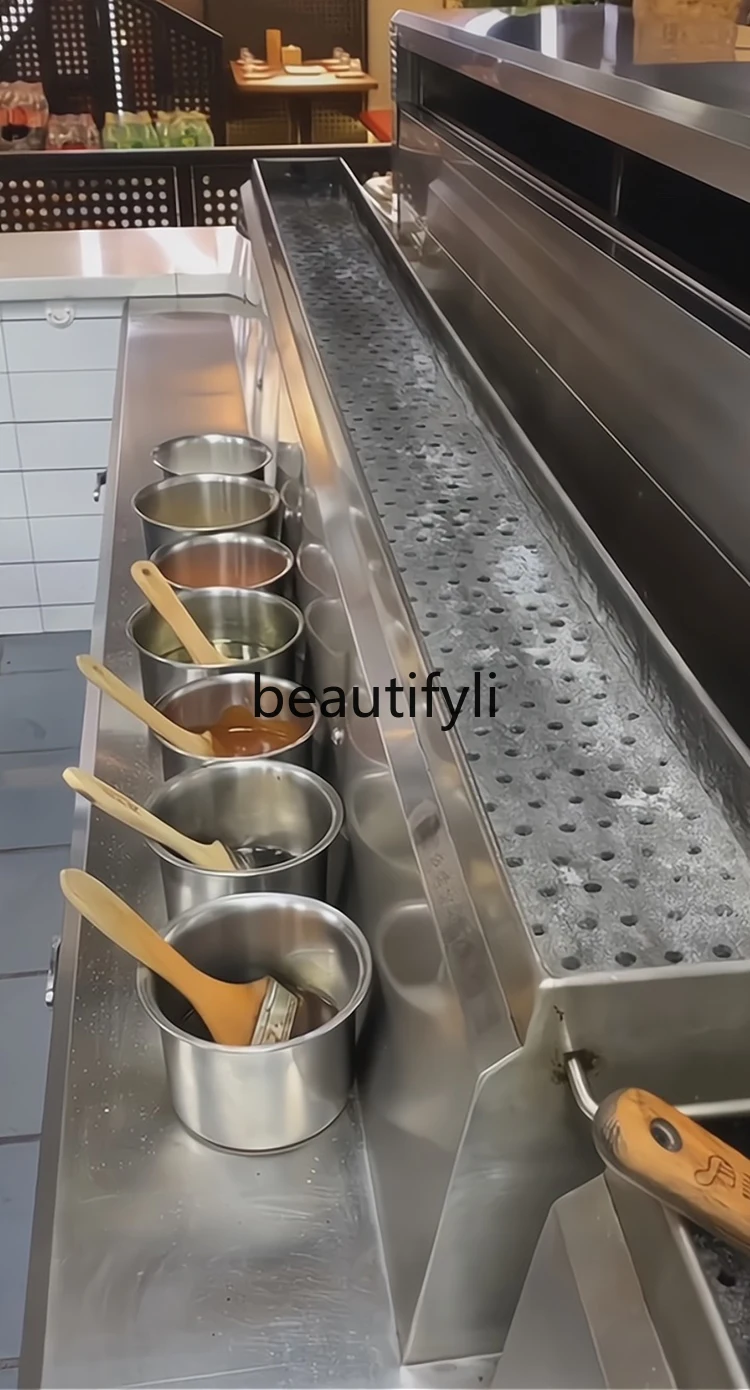 

Barbecue Grill Outdoor Smokeless Barbecue Grill Charcoal Heat Insulation Thickened Baotou Steel Commercial Stainless Steel
