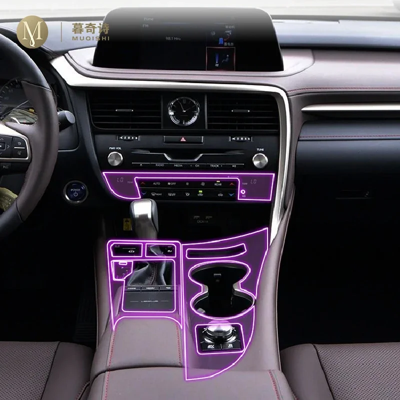 

Аксессуары для салона автомобиля, прозрачная пленка из ТПУ-ППФ, устойчивая к царапинам пленка для ремонта GPS для Lexus RX 300 350 h 2016-2023