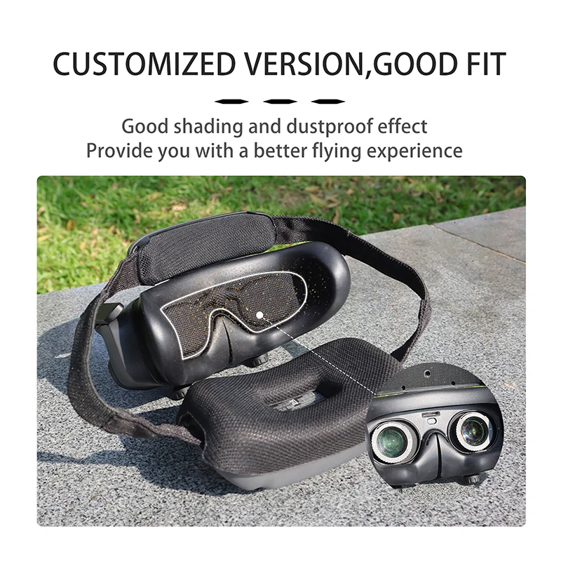 For DJI Avata 2 Flight Glasses Goggles3 Forehead Pillow Back Cushion Lens Protection Anti-scratch Dustproof Cover G3 Replace Kit