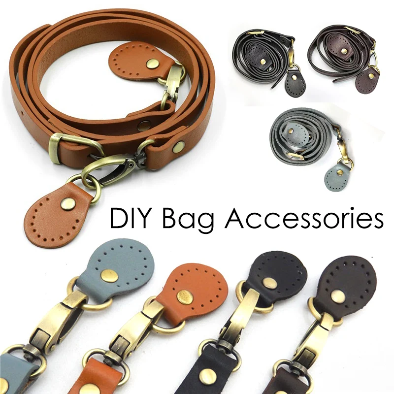 

120cm Adjustable Bag Strap Tree Bark Leather Handle Messenger Shoulder Bag Handle For Handbag DIY Accessories Replacement