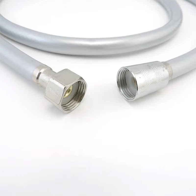 1.5m/2m High Density Hose High Quality Smooth Water Pipe 304 Stainless Steel Nut Explosion Proof Shower Pipe Fittings  A2