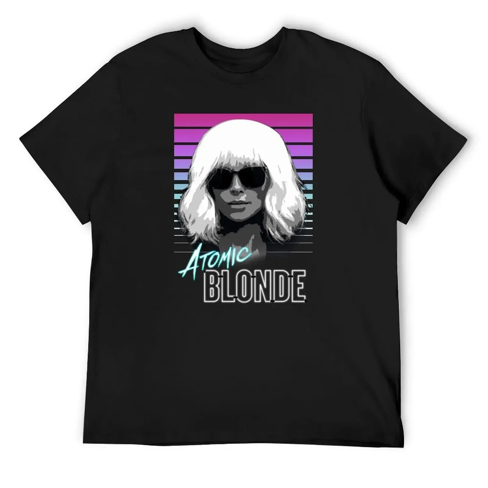 

Atomic Blonde T-Shirt blue lock custom t-shirts men t shirt