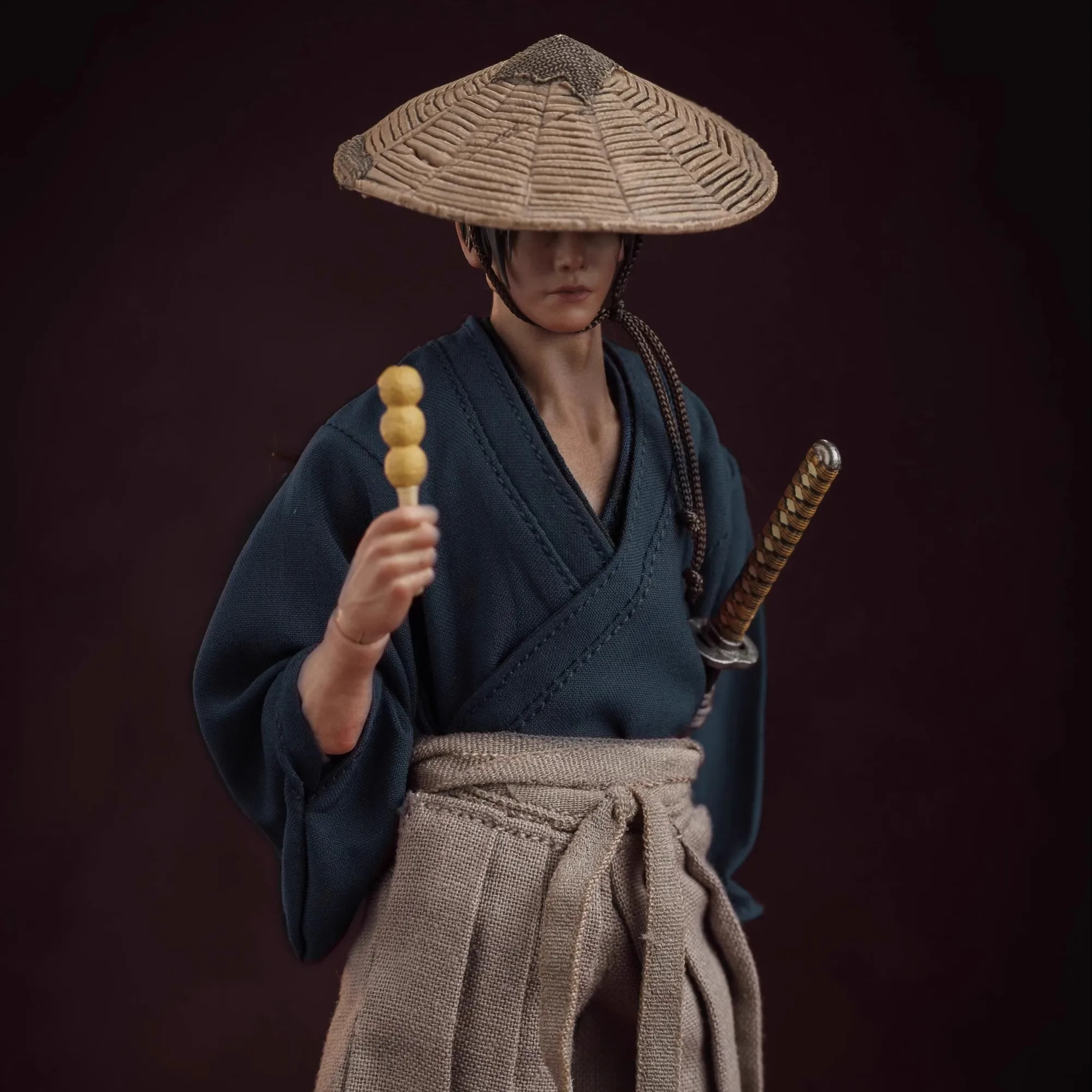 متوفر في المخزون Aton مخصص Hitokiri Battousai Rurouni Kenshin 1.5 الياقوت الأزرق الإصدار 6 بوصة 1/12 مقياس مفصلية نموذج لجسم محدود