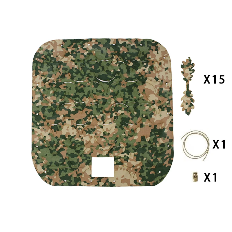FAST Helmhoes Flecktarn Splittertarn NFP CADPAT Camouflage Cap op maat gemaakte camo
