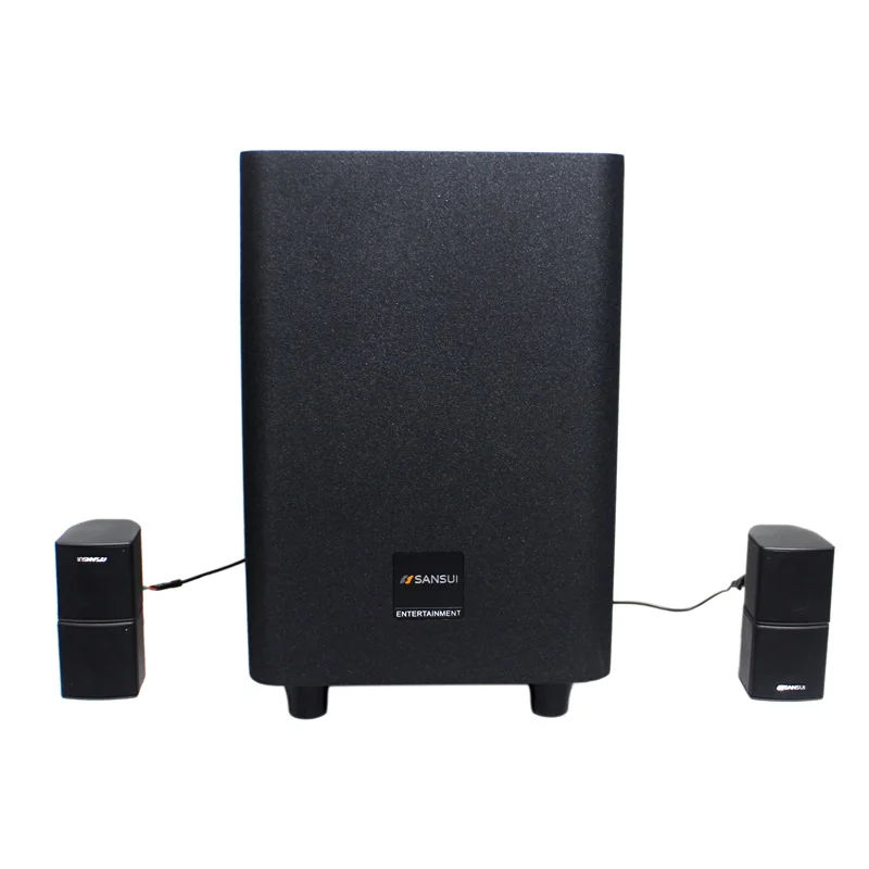 

SANSUI Q3 2.1 home theater dj speaker box wireless home theater system with APP/USB/bluetooth