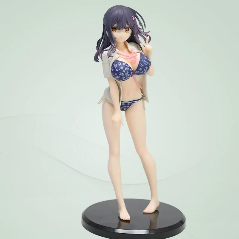 

Anime Nanami Yuno Swimsuit Standing Figure Beautiful Girl Collectible PVC Statue Model Desktop Ornament Gift For Otaku Fans