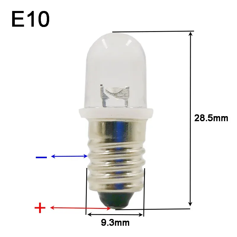 LEDライト付きネジ電球,12v,18v,24v,電圧インジケーター付き電球,青,黄,赤,緑,白,DIYアクセサリー