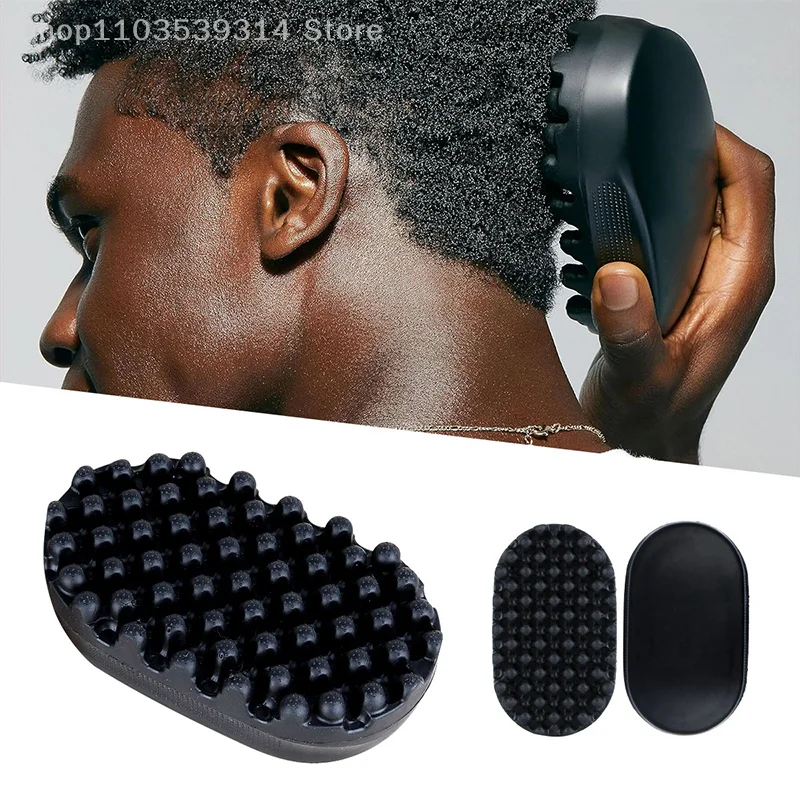 Draagbare Haardraai Kam Wasbare Duurzame Krullende Rubberen Krulborstel Beauty Hair Ananas Head Men 'S Hair Cleaning Tool