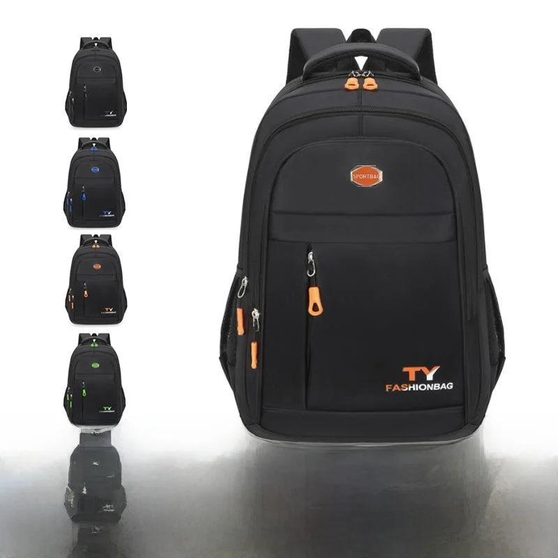Men's Business Travel Backpack Large Capacity Waterproof Casual Commuting Laptop Bag Double Shoulder Bag Leisure Travel Bag