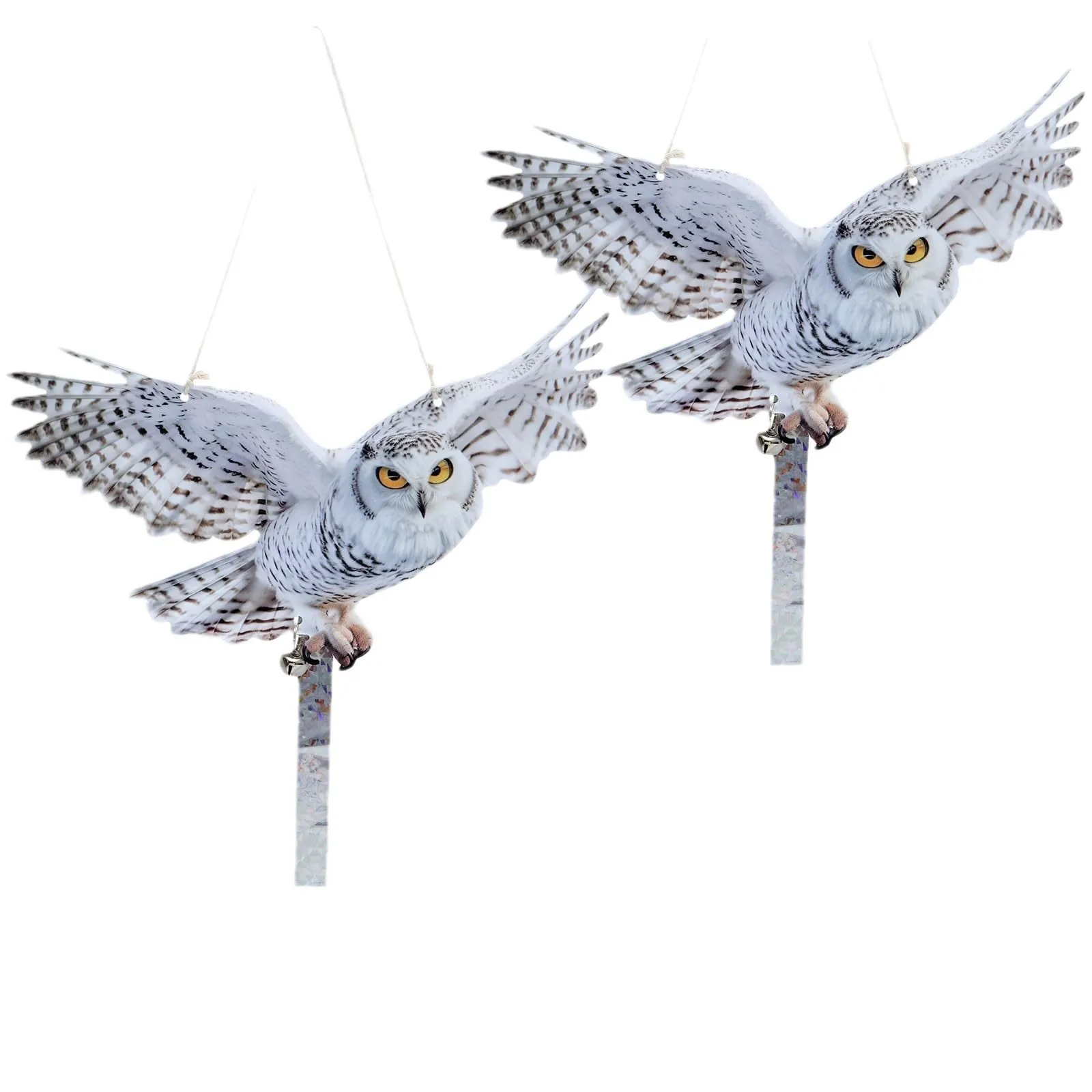 2024 New Garden Decorations Veronese Design Annes Stokes Your Snowy Owl With Pentagram Pendant Wall Sculpture 2d Flat Decoration