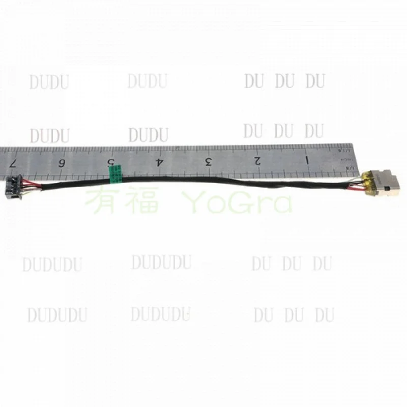 D  DC POWER JACK HARNESS PLUG IN CABLE FOR HP ENVY TouchSmart 15 P/N: 713705-SD4