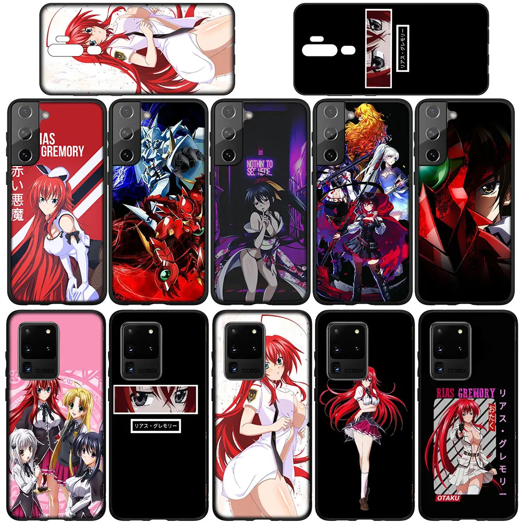 High School DxD Anime Rias Gremory Cover Phone for Samsung Galaxy A32 A20 A22 A30 A31 A10 A50 A51 A52 A53 A72 A33 A73 Case