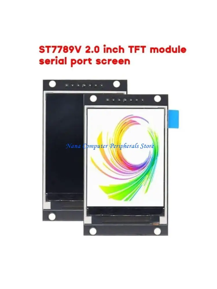 

F68C 2inch IPS LCD Display Module 240×320 Resolution 2.0inch Monitor Embedded Controller RGB, 262K Color Display ST7789V