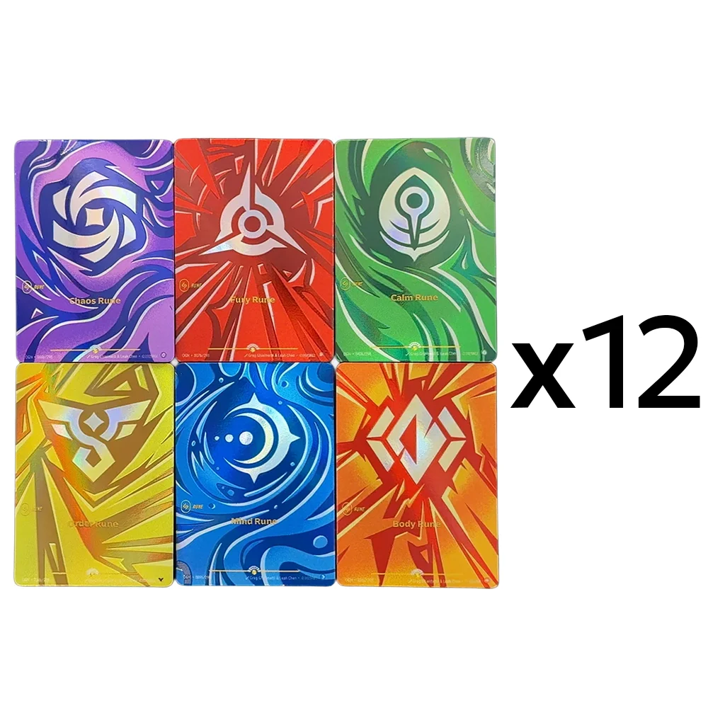 Riftbound League Of Legends English RUNE card set Fury Mind Calm