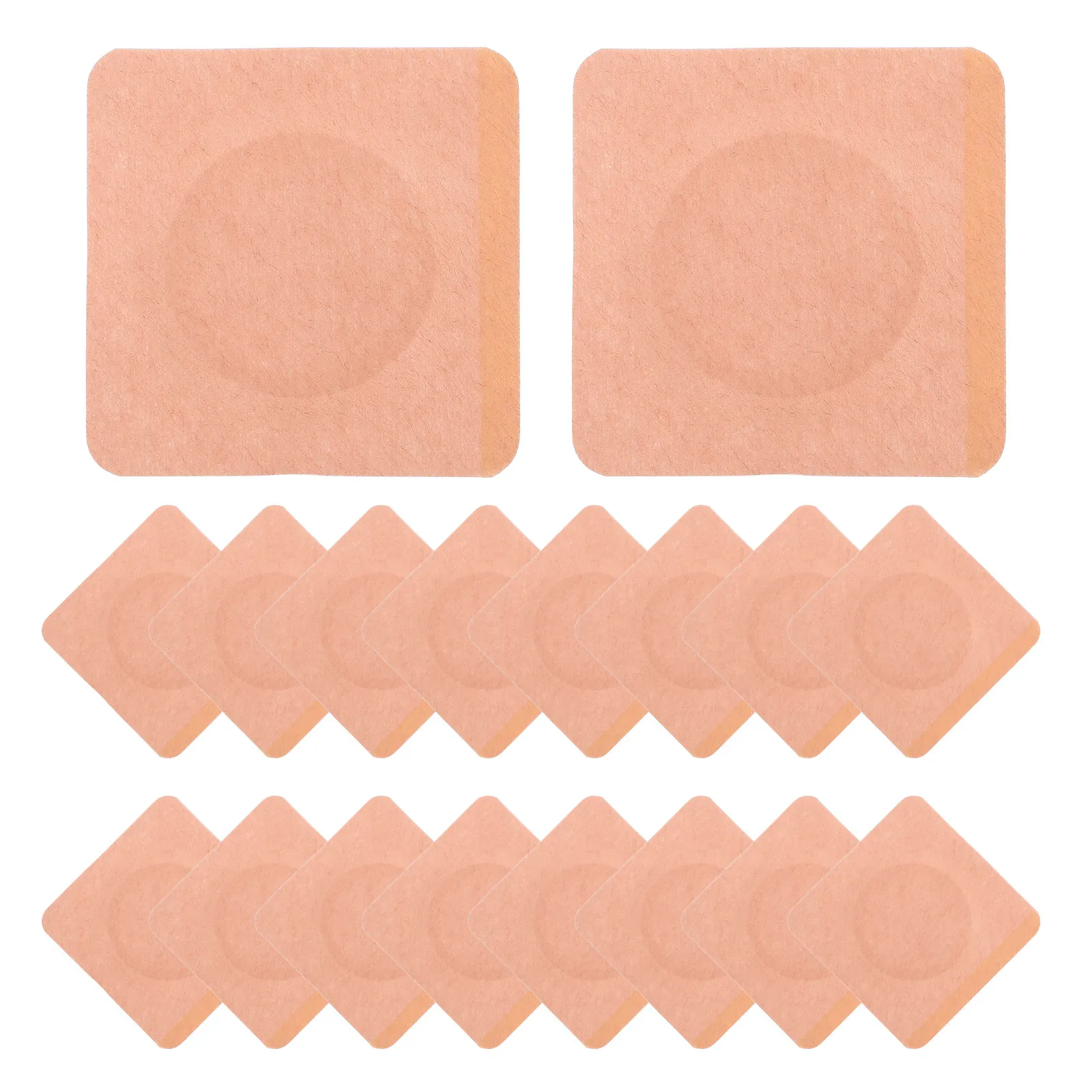 30Pcs Blank Acupoint Stickers Breathable Spunlace Fabric Belly Button Patches Navel Foot Body Adhesive Plaster Fixed Patches
