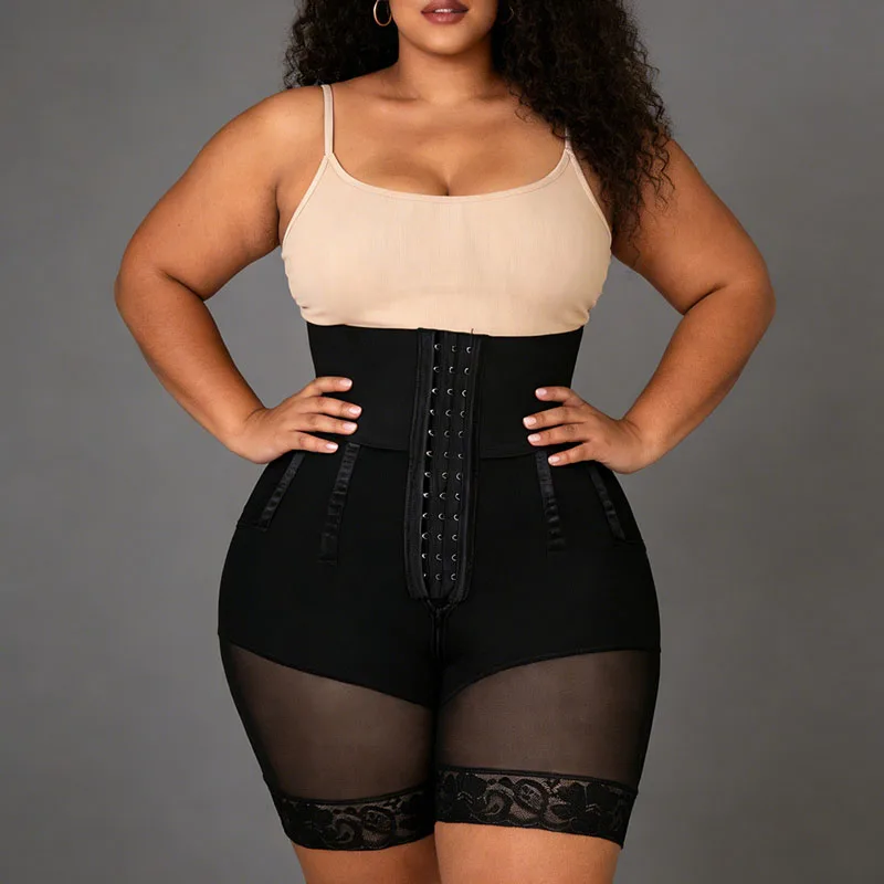 

Женский тренажер для талии, корректирующее белье, 9 стальных костей, штаны для йоги с контролем живота, подтягивающие ягодицы, дышащие штаны для похудения, формирователь тела