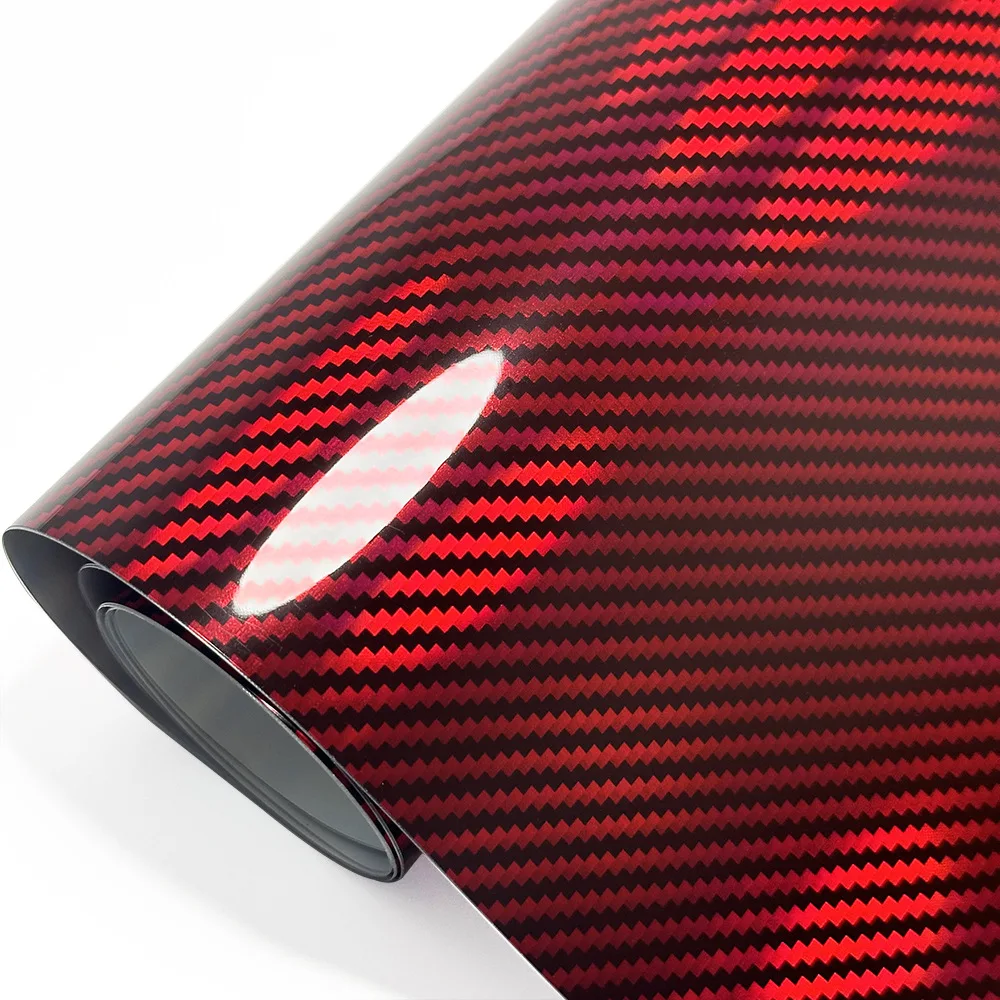 

High Gloss Laser Carbon Fiber Vinyl Film Motorcycle Body Stickers Rainbow Car Film Covers Accessories Wrap Foil 30CM X 50CM
